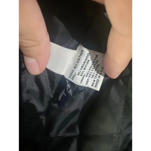 Vintage Stussy International Tribe Varsity Jacket M Wool Leather Sleeve 90s USA - Picture 8 of 9